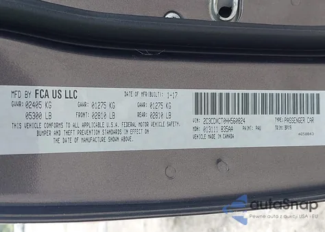 2017 Dodge Charger R/T Rwd from USA, damaged, VIN 2C3CDXCT0HH560824